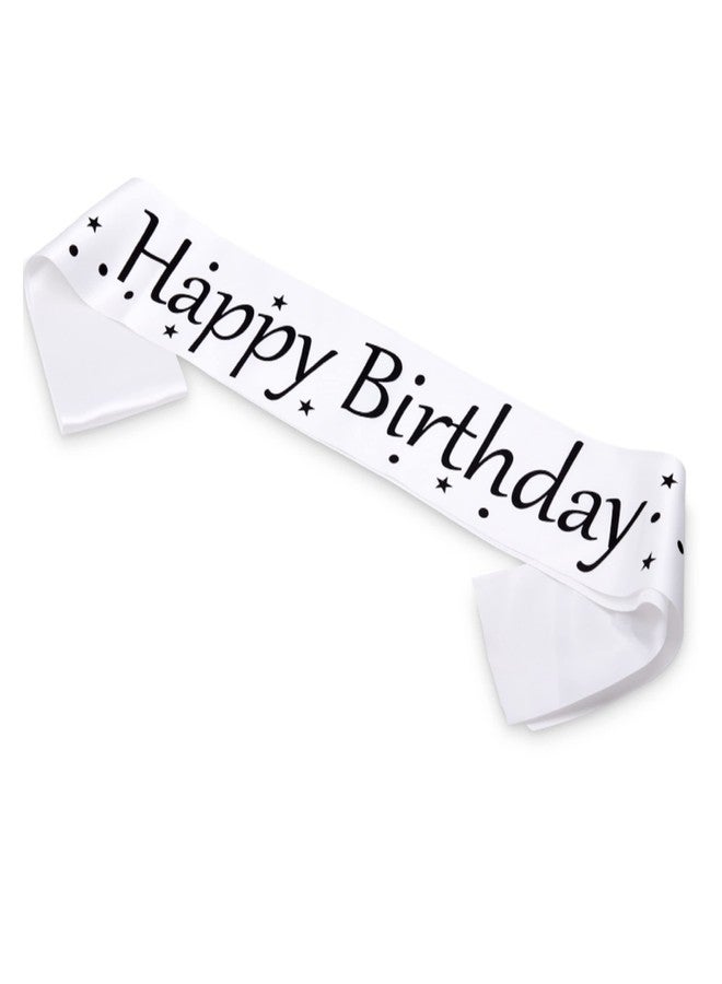AFTERSTITCH Happy Birthday Sash For Girls Boys Men Women Husband Wife Friends Kids Birthday Party Decoration Sash Props Set For Home Decor Celebration (happy birthday sash) - Image 4